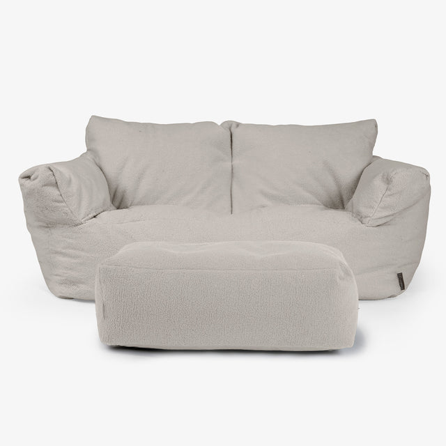 Puf Sofá Josephine - Boucle Marfil 02