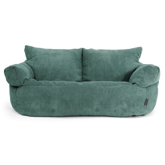 Puf Sofá Josephine - Pompón Verde Musgo 01