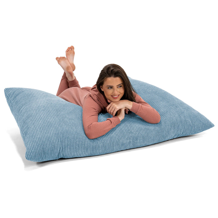 Puff Gigante Cama XL - Pompón Cielo 03