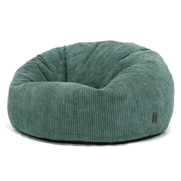 Puff Gigante Sofá Clásica - Pompón Verde Musgo 01
