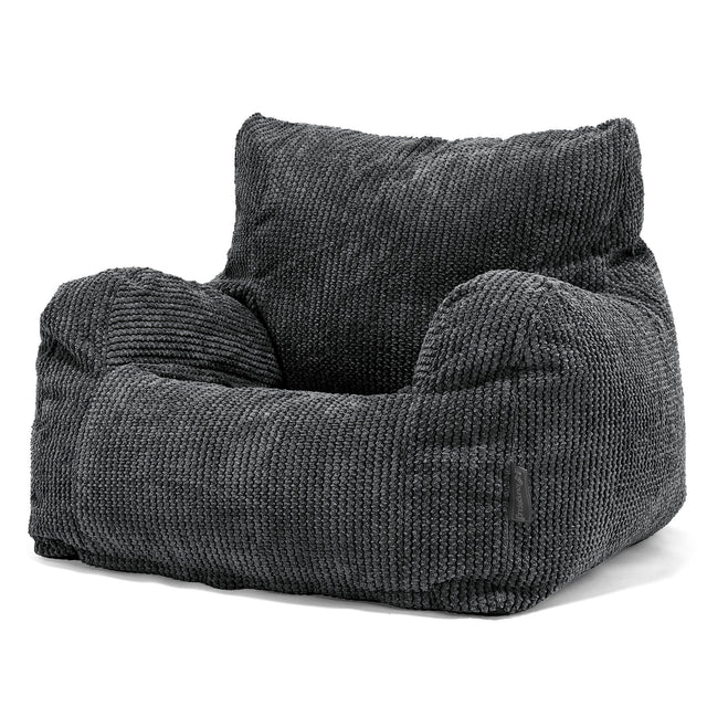Puff Sillón Josephine - Pompón Negro 01