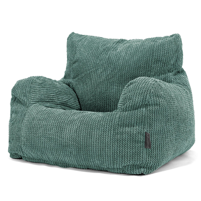 Puff Sillón Josephine - Pompón Verde Musgo 01