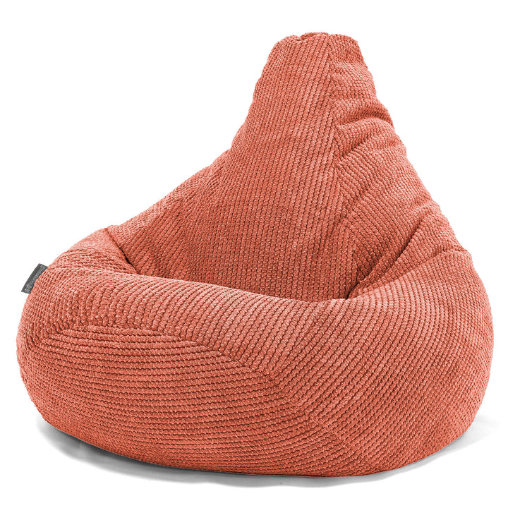 Silla De Juego Puf - Pompón Naranja Calabaza 02