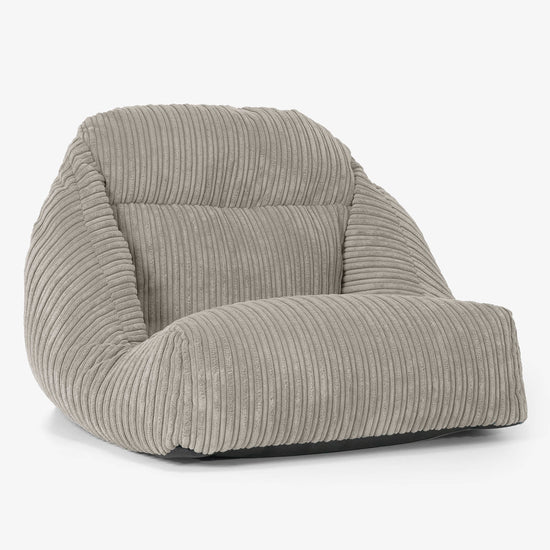 Silla Puff de Suelo Aya - Pana Clásica Visón 01