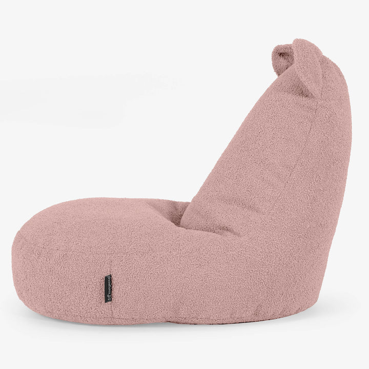 Silla Puff Infantil Animal Oso de 2 a 6 años - Boucle Rosa 02