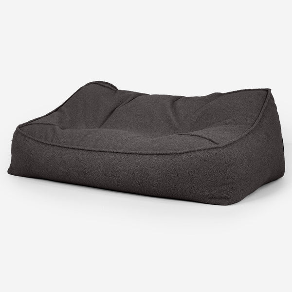 Puf Sillón Encorvado Funda de Repuesto - Boucle 01