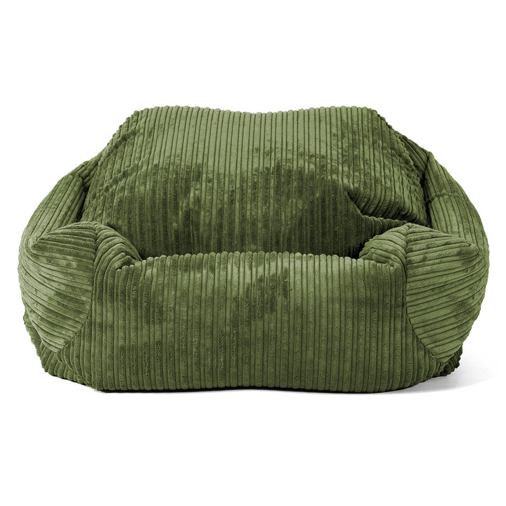 Puf Silla Sabina - Pana Clásica Bosque Verde 02