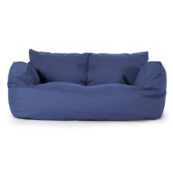 Puf Sofá Josephine - Fácil Cuidado Exterior Azul Marino 01