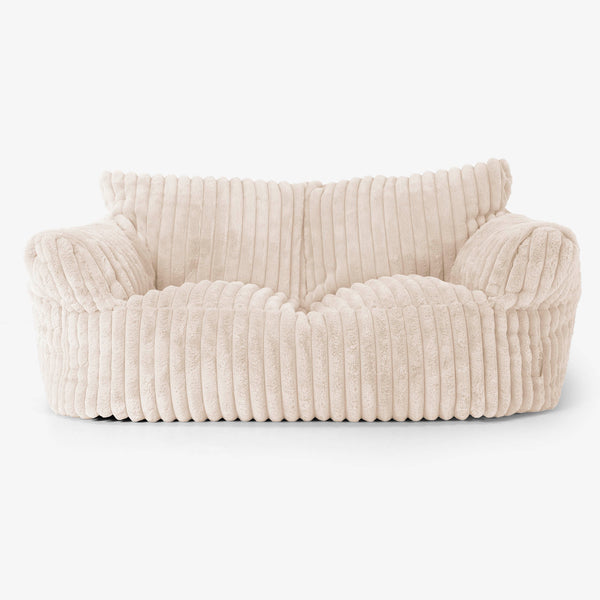 Puf Sofá Josephine - Pana de Felpa Ultra Crema 01