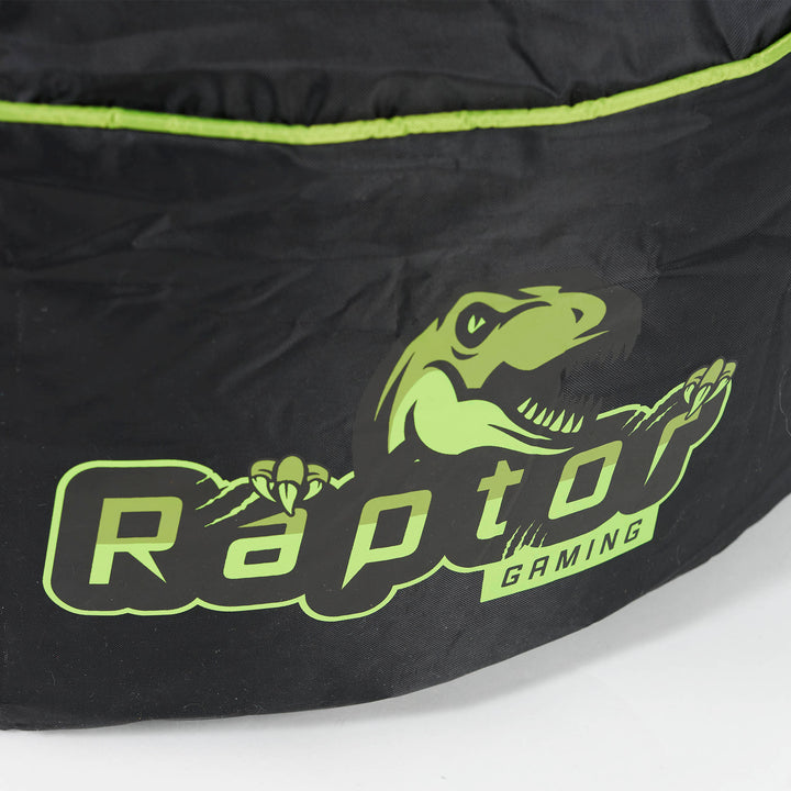 Puff Gaming Acolchado - Negro / Verde 09