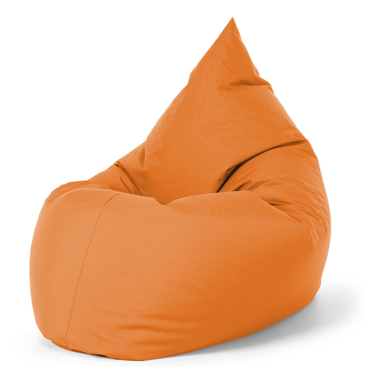 Puff Gigante Cama XL - Fácil Cuidado Exterior Naranja 02