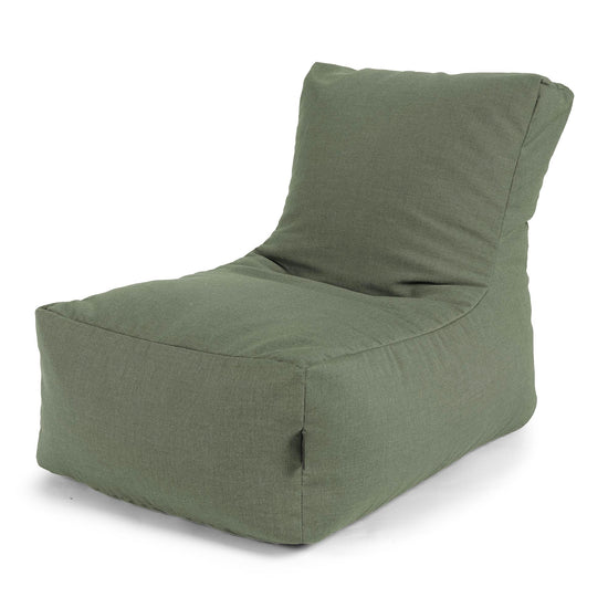 Puff Tumbona Exterior - Sunbrella Verde oliva 02