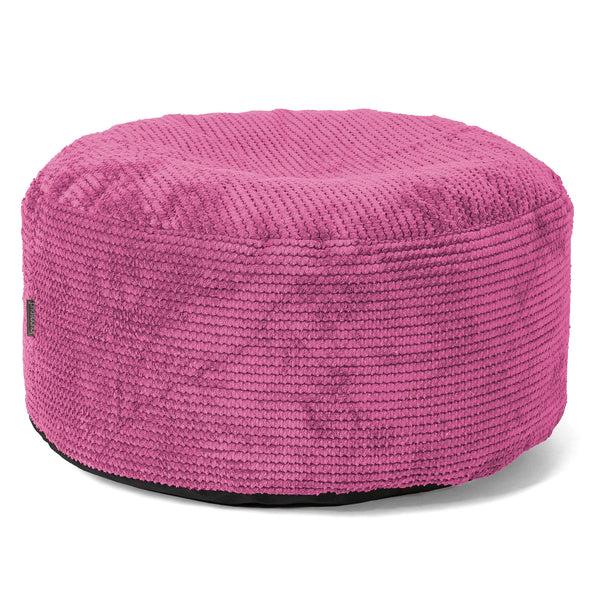 Reposapiés Gigante Redondo - Pompón  Rosa 01