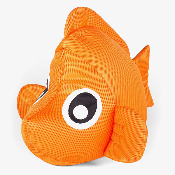 Big Bertha Original - Pez Payaso Puf Juguete de Piscina - Naranja - Puff Piscina