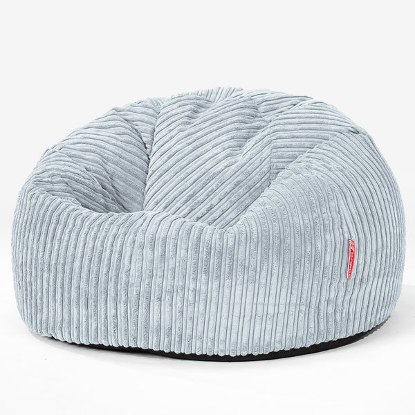 CloudSac 200 Kids Puf Gigante Viscoelástico Infanti 2-12 años - Pana Clásica Bebé Azul 01