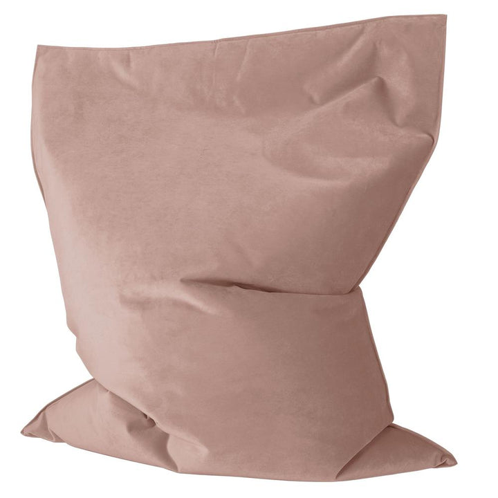 LOUNGE PUG, Puff Cama Junior, Terciopelo - Rosa