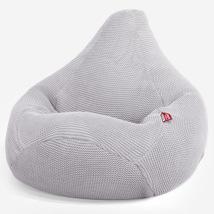 LOUNGE PUG - Silla De Juego Puf - Ellos Punto Grueso Gris claro