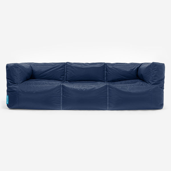 SmartCanvas™ Puf Sofá Modular 3 piezas - Azul Marino 01