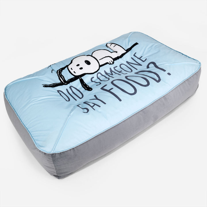 Charlie Brown y Snoopy Cama Encorvada para Perros XL - Hambriento 01