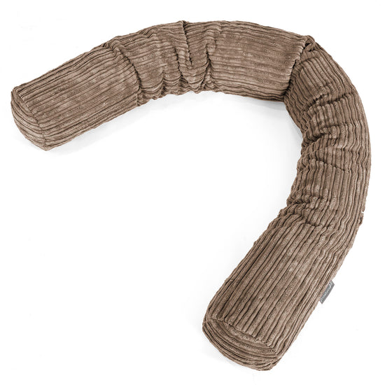 Almohada Gigante para Sofás XL - Pana Clásica Moca 01