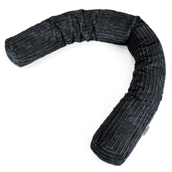 Almohada Gigante para Sofás XL - Pana Clásica Negro 01