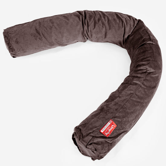 Almohada Gigante para Sofás XL - Tejido de Rejilla Chocolate 01