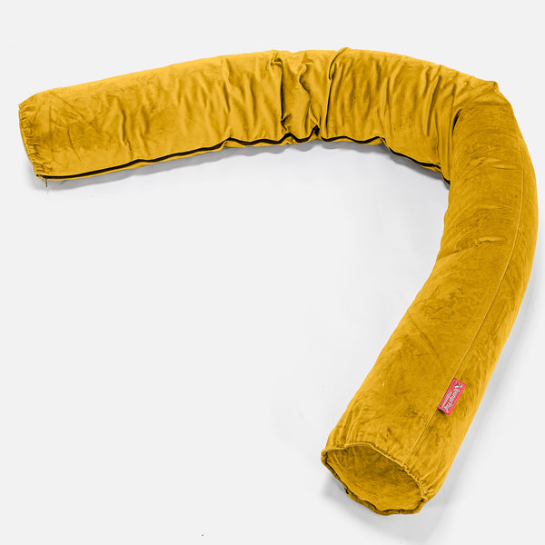 Almohada Gigante para Sofás XL - Terciopelo Oro 01