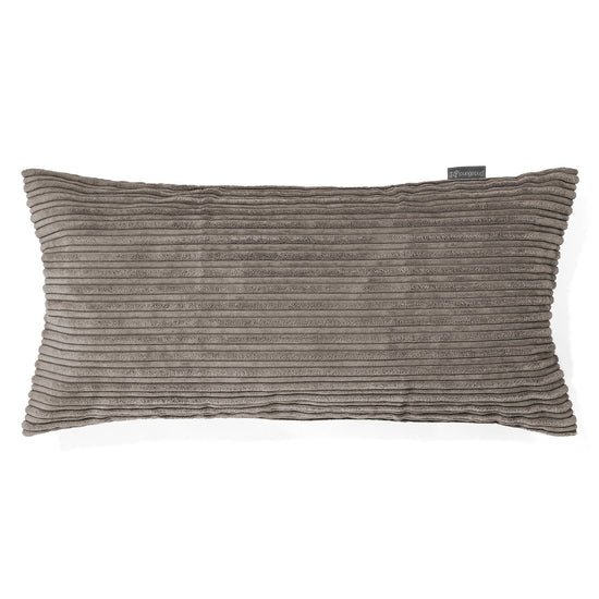 CloudSac 50 Almohada Gigante Viscoelástica 40 x 80cm - Pana Clásica Grafito 