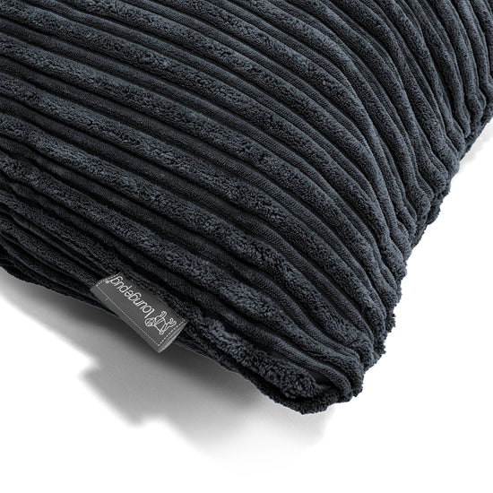 CloudSac 50 Almohada Gigante Viscoelástica 40 x 80cm - Pana Clásica Negro 