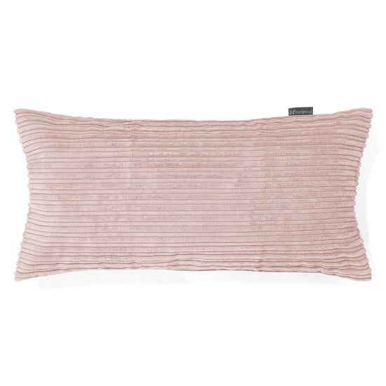 CloudSac 50 Almohada Gigante Viscoelástica 40 x 80cm - Pana Clásica Rosa Claro 