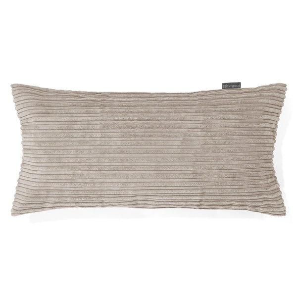 CloudSac 50 Almohada Gigante Viscoelástica 40 x 80cm - Pana Clásica Visón