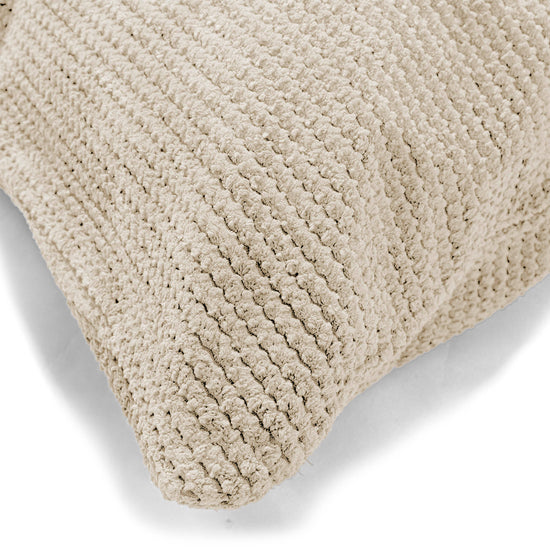 CloudSac 50 Almohada Gigante Viscoelástica 40 x 80cm - Pompón Crema 