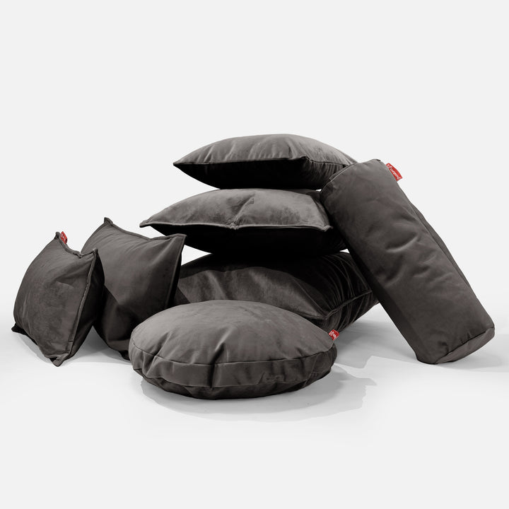 CloudSac 50 Almohada Gigante Viscoelástica 40 x 80cm - Terciopelo Grafito 0