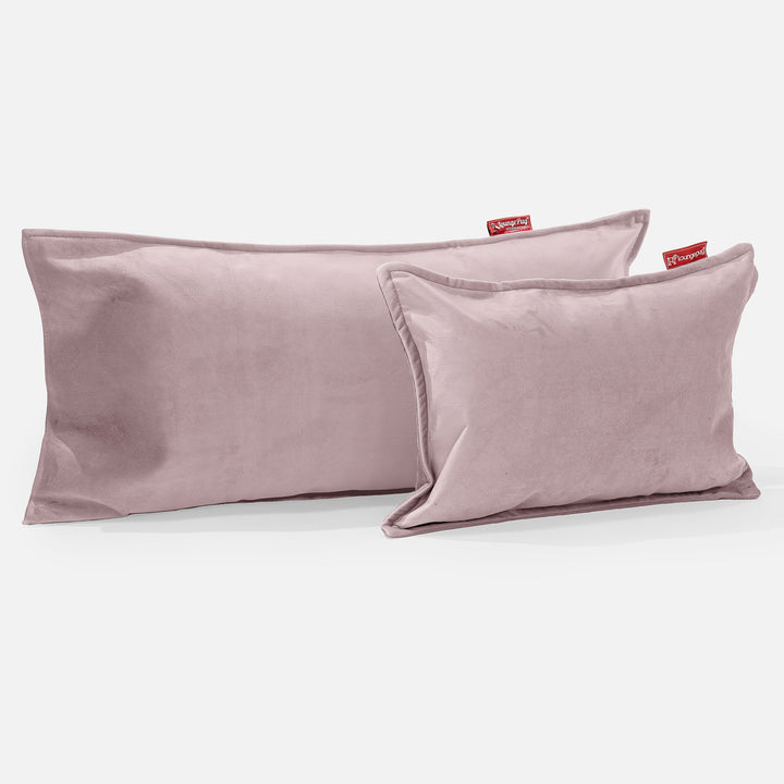 CloudSac 50 Almohada Gigante Viscoelástica 40 x 80cm - Terciopelo Rosa 0