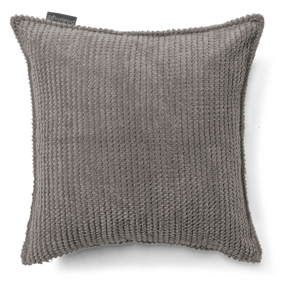 Cojín 47 x 47cm - Pompón Carbón Gris 01