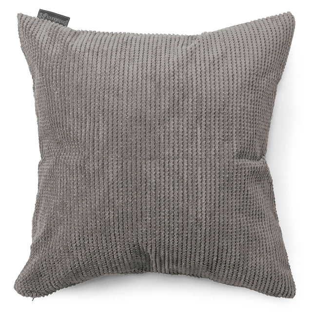 Cojín Gigante 70 x 70cm - Pompón Carbón Gris 01