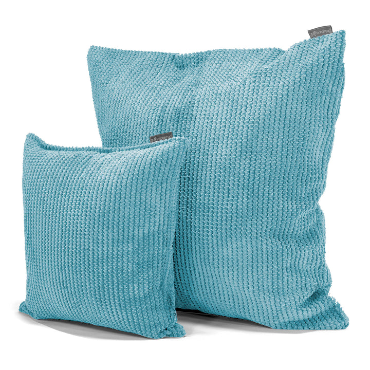 Cojín Gigante 70 x 70cm - Pompón Egeo Azul 02