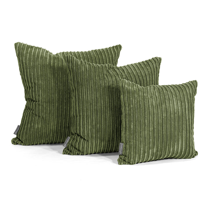 Fundas de Cojín 47 x 47cm - Pana Clásica Bosque Verde 02