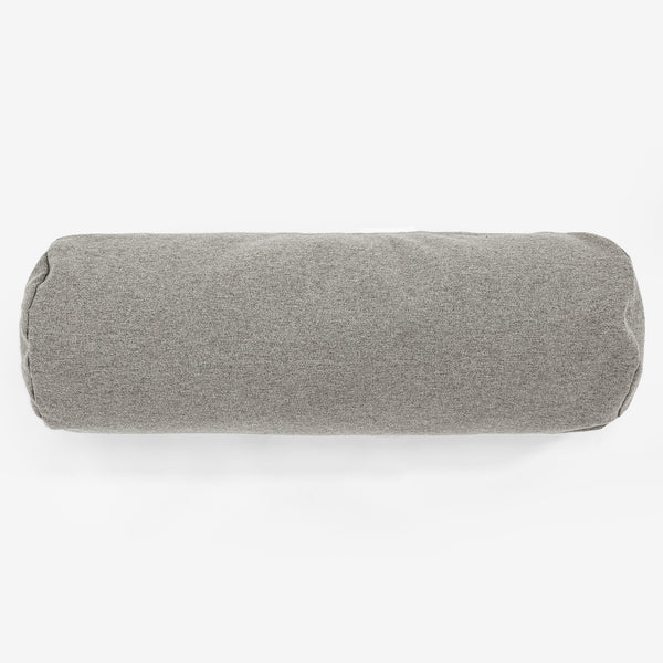 Cojín Cilíndrico 20 x 55cm - Lana de Interalli Plata 01
