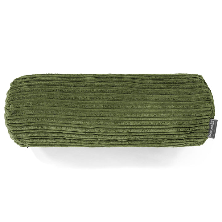 Fundas de Cojín Cilíndrico 20 x 55cm - Pana Clásica Bosque Verde 02