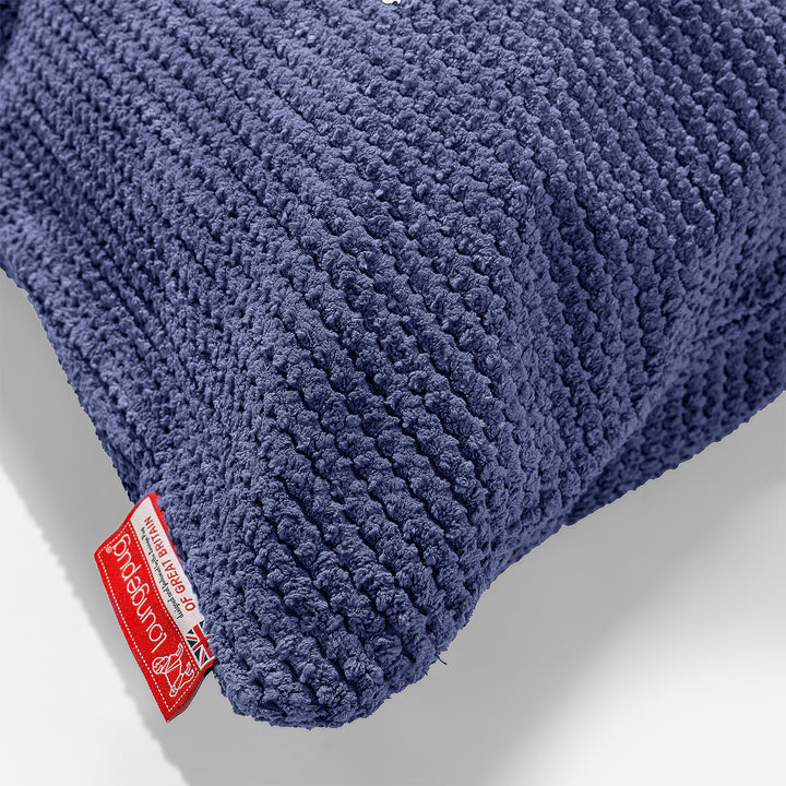 Cojín Cilíndrico 20 x 55cm - Pompón Morado 03