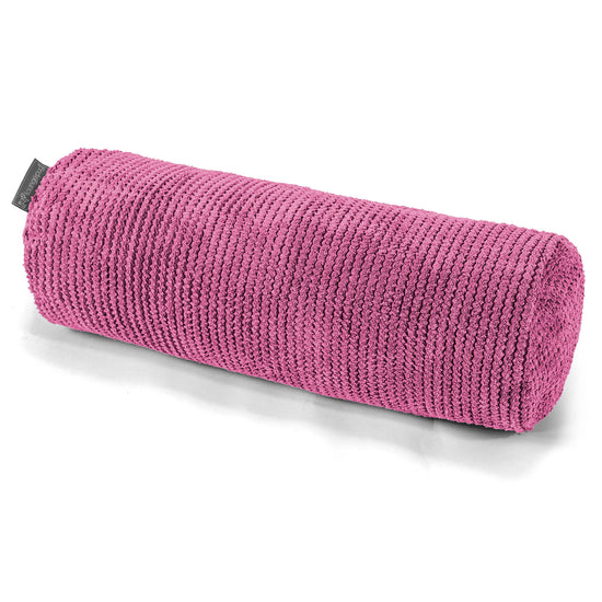 Cojín Cilíndrico 20 x 55cm - Pompón Rosa 01
