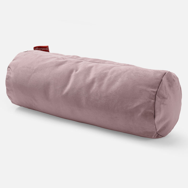Cojín Cilíndrico 20 x 55cm - Terciopelo Rosa 01