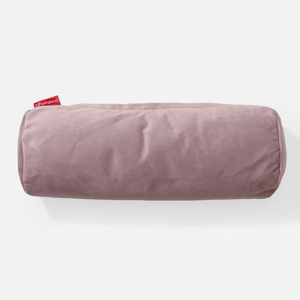 Cojín Cilíndrico 20 x 55cm - Terciopelo Rosa 01
