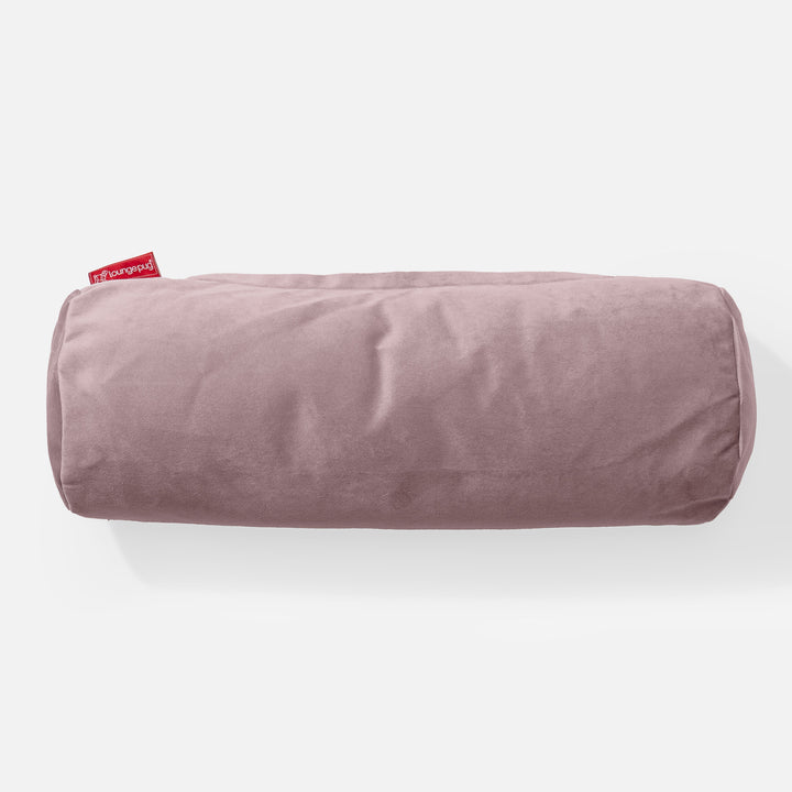 Cojín Cilíndrico 20 x 55cm - Terciopelo Rosa 02