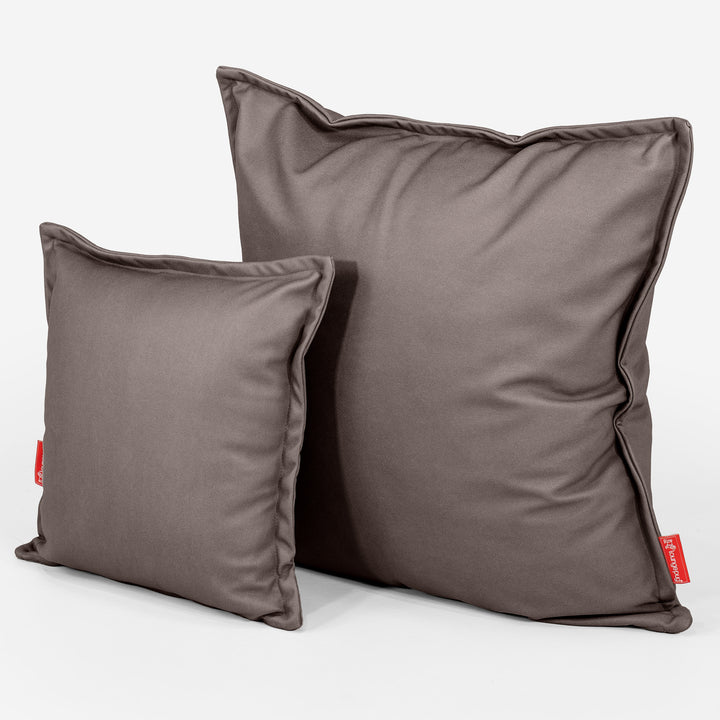 Fundas de Cojín Extra Grande 70 x 70cm - Cuero Vegano Chocolate 02