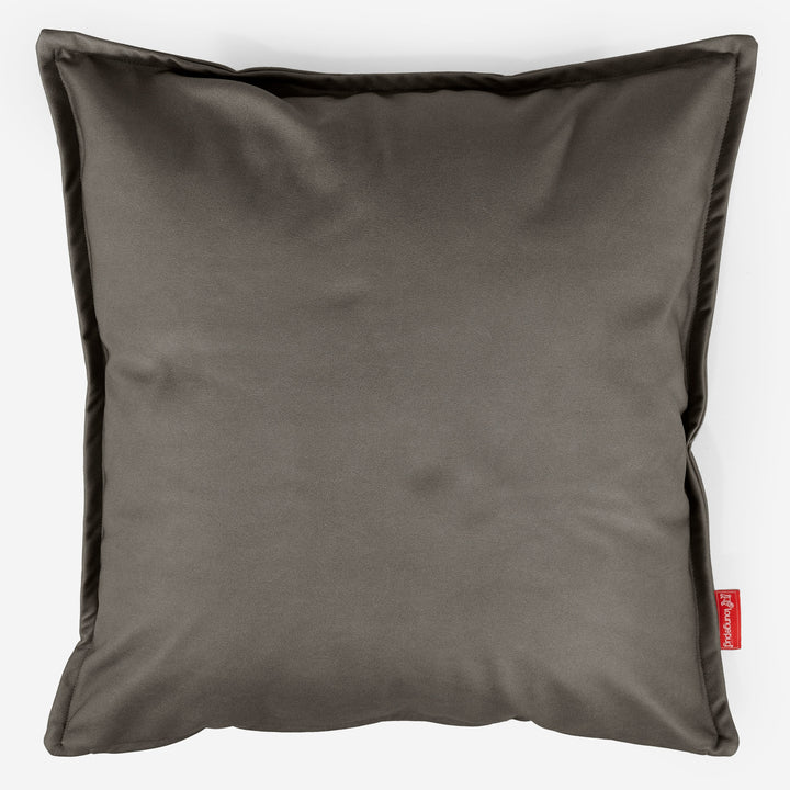 Fundas de Cojín Extra Grande 70 x 70cm - Cuero Vegano Gris 01