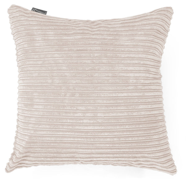 Cojín Extra Grande 70 x 70cm - Pana Clásica Marfil 01