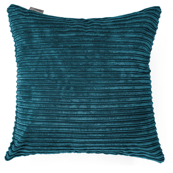 Cojín Extra Grande 70 x 70cm - Pana Clásica Turquesa 01