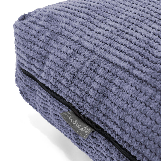 Cojín de Piso Grande - Pompón Morado 02